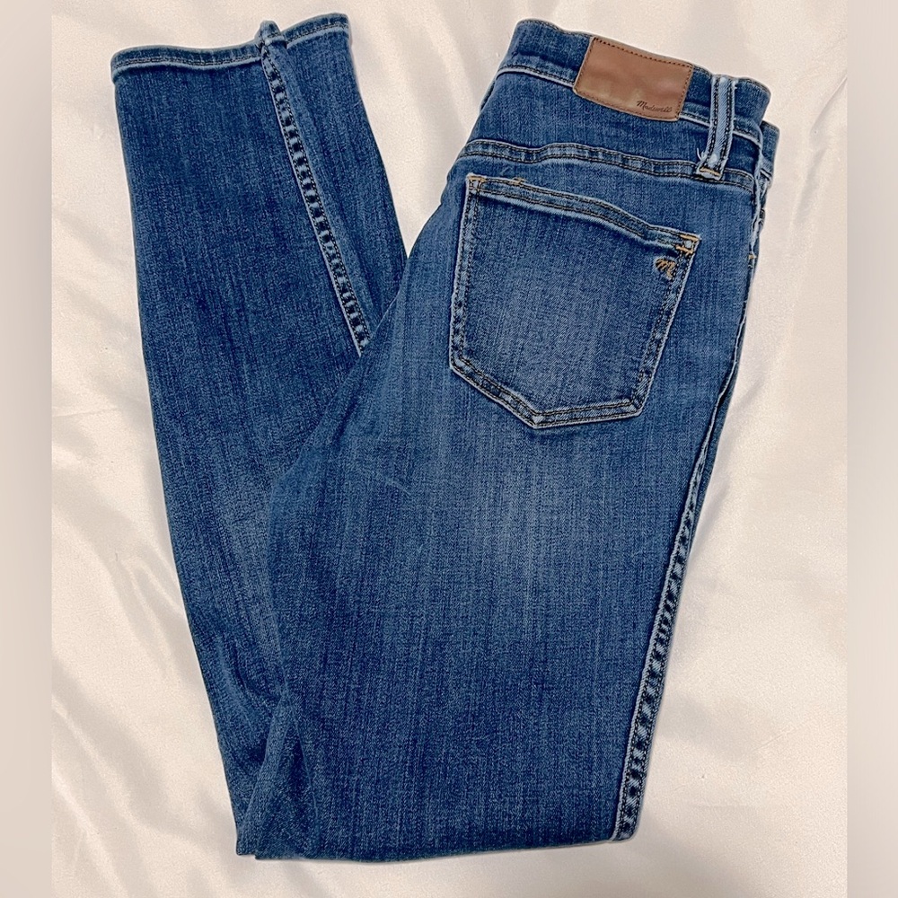 Madewell 10” high rise skinny jeans size 27